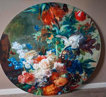 HIP Wandcirkel - Bloemstilleven - 120 cm beschikbaar voor biedingen