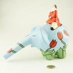 Ada Breedveld - beeld: Lady on elephant - Blue Tulip, Antiek en Kunst, Ophalen of Verzenden
