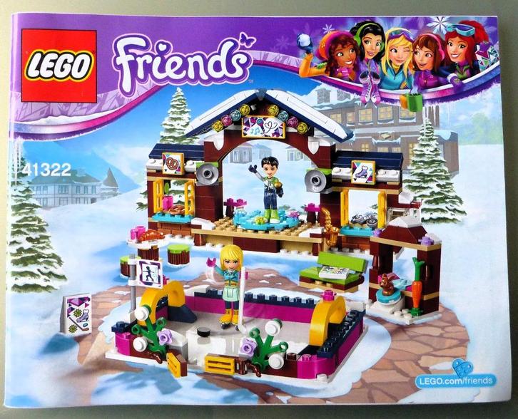 Lego Friends 41322 Wintersport IJsbaan, Kinderen en Baby's, Speelgoed | Duplo en Lego, Zo goed als nieuw, Lego, Complete set, Ophalen