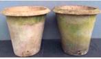 Oude terracotta bloempotten jaren’60 CC potten 53cm groot, Tuin en Terras, Bloempotten, 40 cm of meer, Rond, Ophalen of Verzenden