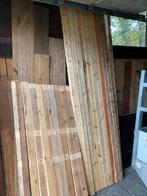 11 Balken 3 meter x 68x68 mm, Doe-het-zelf en Verbouw, Hout en Planken, Ophalen, Zo goed als nieuw, Balk, Vuren