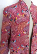 Leuk pauwen print jasje! 40, Kleding | Dames, Maat 38/40 (M), Overige kleuren, Verzenden, Zo goed als nieuw