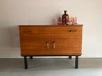 Midcentury vintage teak ladekast, Huis en Inrichting, Kasten | Ladekasten, Gebruikt, 1 of 2 laden, 50 tot 100 cm, Onbekend