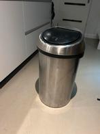 Brabantia Prullenbak (groot), Huis en Inrichting, Woonaccessoires | Prullenbakken, Ophalen, Gebruikt, Met pedaal, 50 tot 75 cm