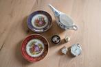 Limoges bordjes - schenk kannetje AEJ + diverse, Ophalen, Gebruikt, Porselein, Bord of Schaal