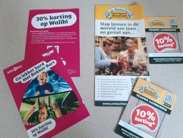 Kortingbon Walibi/ Oude Ambachten/ Speelgoed museum max 4p p beschikbaar voor biedingen