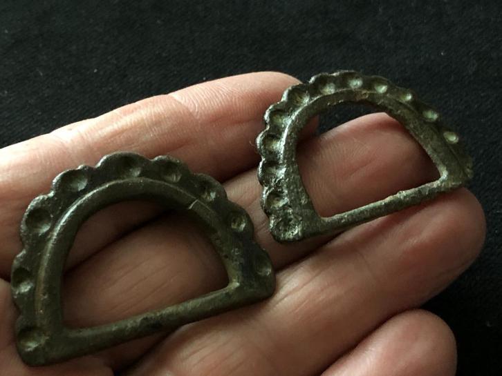 Romeins brons RIEMGESPEN bodemvondst gave conditie patina+++, Verzamelen, Overige Verzamelen, Gebruikt, Ophalen of Verzenden