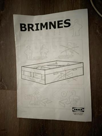 IKEA Brimnes Bedframe 160x200 met Opbergruimte - afbeelding 4
