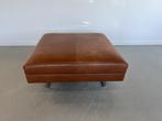 1x Montis Axel Voetenbank Rancholeder - Castanya, Gebruikt, Vierkant, Metaal, 75 tot 100 cm