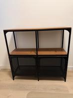 IKEA Fjällbo Stellingkast - Metaal & Hout, Ophalen, Met plank(en), Gebruikt, 50 tot 100 cm