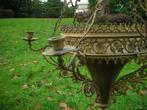 Prachtige antieke hanglamp voor kaarsen, Ophalen of Verzenden, 75 cm of meer