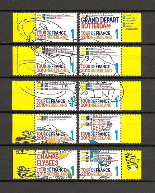 2010 Tour de France 2720-2729 postfris, Postzegels en Munten, Postzegels | Nederland, Postfris, Na 1940, Verzenden