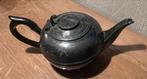 Oude zilveren verzilverde theepot met bakelieten handvat, Antiek en Kunst, Ophalen of Verzenden