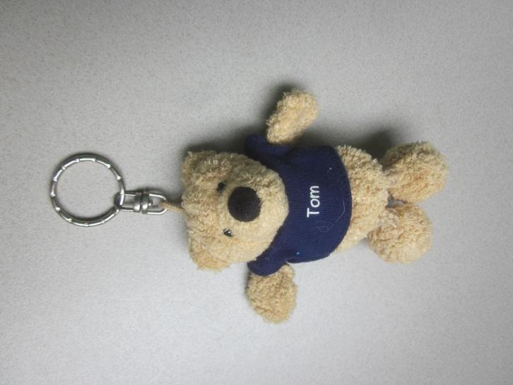 NICI Germany zacht bruin badstof sleutelhanger beer Tom, Kinderen en Baby's, Speelgoed | Knuffels en Pluche, Nieuw, Beer, Ophalen of Verzenden