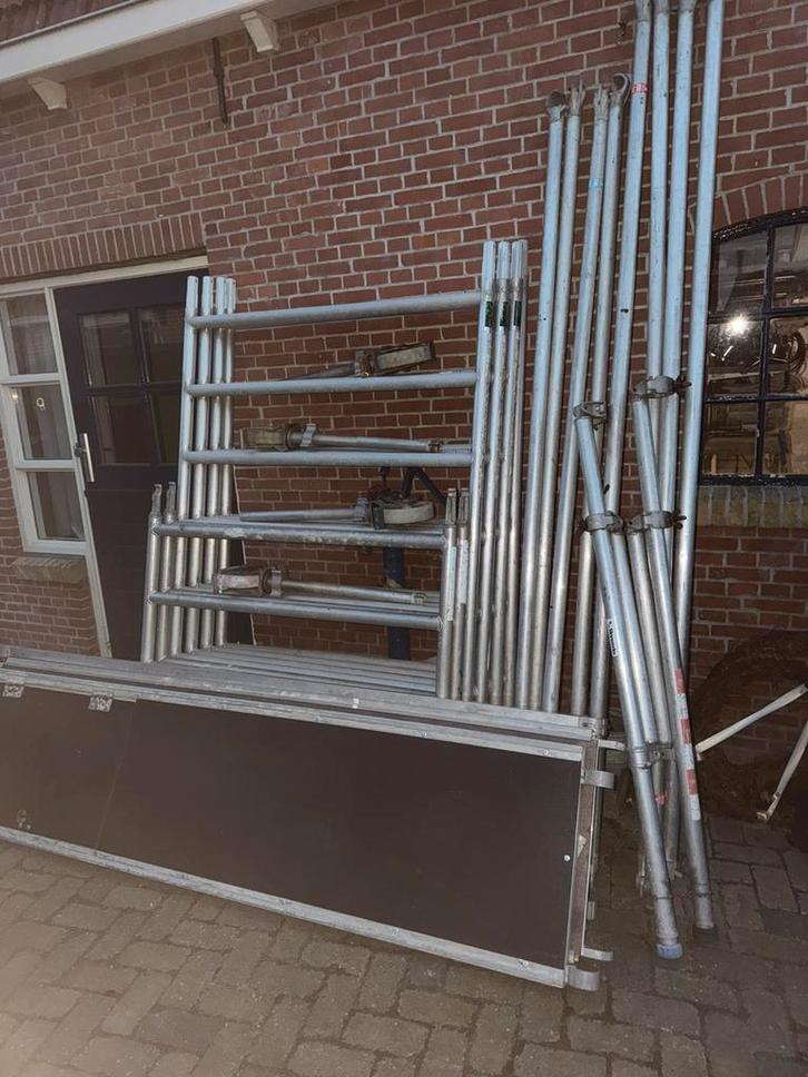 ALUMINIUM ROLSTEIGER 250 cm, Doe-het-zelf en Verbouw, Steigers, Gebruikt, Rolsteiger of Kamersteiger, 5 meter of hoger, Ophalen
