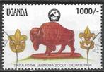 Uganda 1991 - Yvert 757 - Lord Robert Baden-Powell (ST), Postzegels en Munten, Postzegels | Afrika, Ophalen, Overige landen, Gestempeld