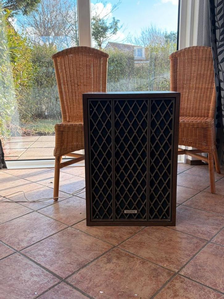 Vintage Sony SS-850II Luidspreker, Audio, Tv en Foto, Luidsprekers, Gebruikt, Front, Rear of Stereo speakers, 60 tot 120 watt