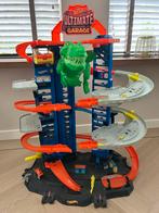Hotwheels autogarage dino, Kinderen en Baby's, Speelgoed | Racebanen, Ophalen, Zo goed als nieuw, Handmatig, Hot Wheels