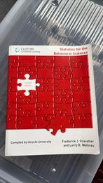 Statistics for the behavioral sciences - Gravetter & Wallnau, Boeken, Ophalen of Verzenden, Beta, Gelezen, WO