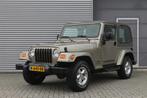Jeep Wrangler 2.4i Sahara I Hardtop I Softtop I Leder I 4wd, Auto's, 450 kg, Gebruikt, Beige, Open dak