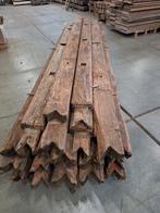 Hardhouten  oude balken Geborsteld, Ophalen, Gebruikt, 250 cm of meer, Balken