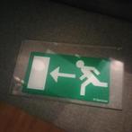Nooduitgang bewijzerings bord, Ophalen of Verzenden, Gebruikt