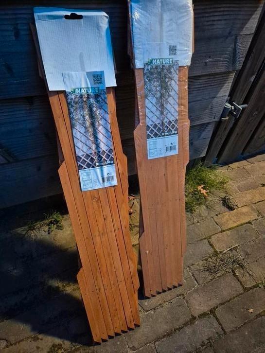 Planten Klimrek, Tuin en Terras, Tuinschermen, Zo goed als nieuw, Hout, 150 tot 200 cm, Ophalen of Verzenden