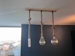 hanglamp/touwlamp/landelijk, Huis en Inrichting, Lampen | Plafondlampen, Ophalen, Gebruikt, Hout, Landelijk