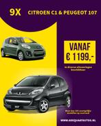 Peugeot 107 1.0-12V XS|Elektrische ramen|5 deuren|APK|NAP, Voorwielaandrijving, Stof, Gebruikt, Met garantie (alle)
