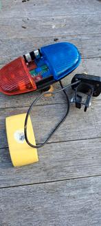 Kinderfiets Alarm met Rood & Blauw Licht, Ophalen of Verzenden, Gebruikt, Batterij, Verlichtingsset