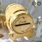 wijnvat enveloppenhouder met standaard, Ophalen of Verzenden, Nieuw, Overige typen, Geboorte of Huwelijk