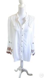 Mooie blouse van Desigual M, Kleding | Dames, Blouses en Tunieken, Wit, Ophalen of Verzenden, Zo goed als nieuw, Paseo Mare Nostrum, nº 15, 08039, Barcelona