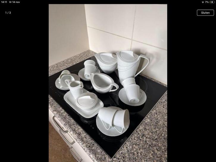 Hutschenreuther koffie en theeservies type Maxim’s de Paris, Huis en Inrichting, Keuken | Servies, Zo goed als nieuw, Kop(pen) en/of Schotel(s)