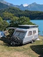 Kip Kompakt 37 (met trein zit), Caravans en Kamperen, Caravans, Vast bed, 75 kg, Luifel, Kip