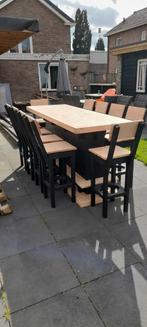 Steigerhouten , douglashhouten barset ,10 krukken., Tuin en Terras, Nieuw, Ophalen of Verzenden