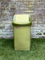 Curver swing wasmand prullenbak groot vintage retro groen, Ophalen, Kunststof, Gebruikt, 40 liter of meer