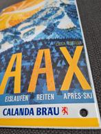 Laax emaille bord nieuw, Ophalen of Verzenden, Zo goed als nieuw, Reclamebord