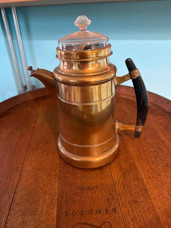 Antieke GBN Bavaria Koffie percolator messing, Antiek en Kunst, Antiek | Koper en Brons, Brons, Ophalen of Verzenden