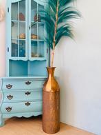 Mooie chique grote metalen vaas, Overige materialen, Overige kleuren, Ophalen of Verzenden, Zo goed als nieuw