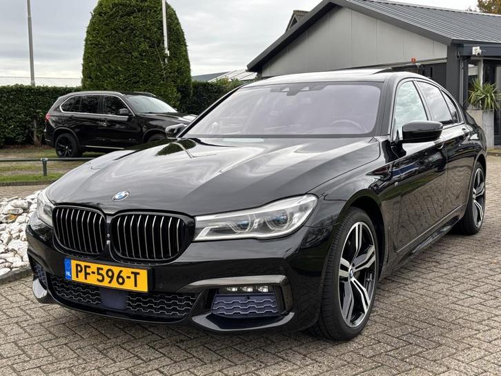 Bmw 7-serie 740D X-Drive 2016 Zwart M-Pakket Vol Opties, Auto's, BMW, Bedrijf, 7-Serie, 4x4, ABS, Achteruitrijcamera, Adaptieve lichten