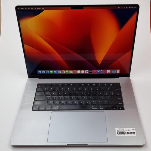 Macbook Pro 2021 16 Inch M1 Max 32GB/1TB/32C Space Grey, Computers en Software, Windows Laptops, Gebruikt