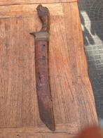 Golok met garuda greep getekend 1895, Ophalen of Verzenden, Landmacht, Mes of Dolk