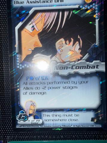 Dragon Ball Z - Blue Assistance Drill beschikbaar voor biedingen
