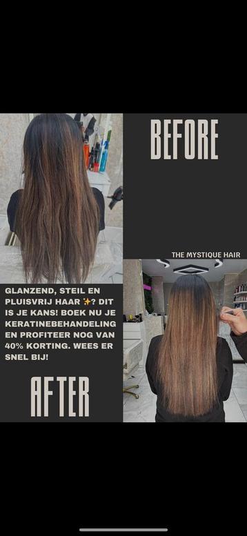 Keratine Behandeling beschikbaar voor biedingen