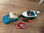 Playmobil Pick-up met speedboot met onderwatermotor - 6864, Kinderen en Baby's, Speelgoed | Playmobil, Ophalen of Verzenden, Zo goed als nieuw