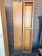 4 Lundia staanders 214x40cm - Gebruikt, Ophalen, Gebruikt