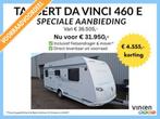 Tabbert Da Vinci 460 E INCL MOVER EN FIETSDRAGER, Caravans en Kamperen, Caravans, Standaardzit, Tabbert, Tot en met 3, Schokbreker