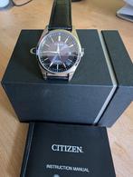Citizen AS2050-10E Ecodrive Solar Radiografisch horloge, Staal, Ophalen of Verzenden, Leer, Gebruikt