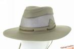 Ventilerende Australische hoed groengrijs katoen 59 & 60 NEW, Kleding | Heren, Ophalen of Verzenden, Nieuw, 60 cm (XL, 7½ inch) of meer