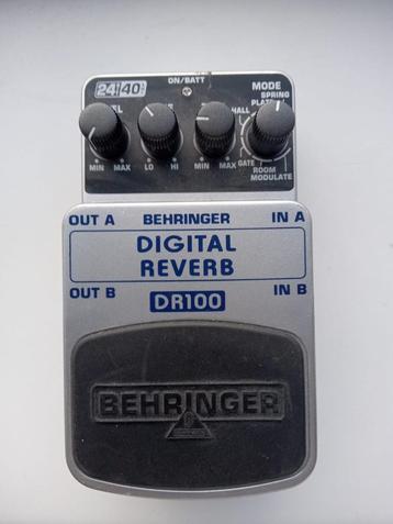 Digitale galm Behringer DR100 beschikbaar voor biedingen